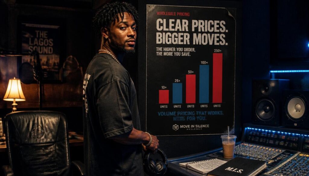 Wholesale pricing bar chart with Nigerian resellers