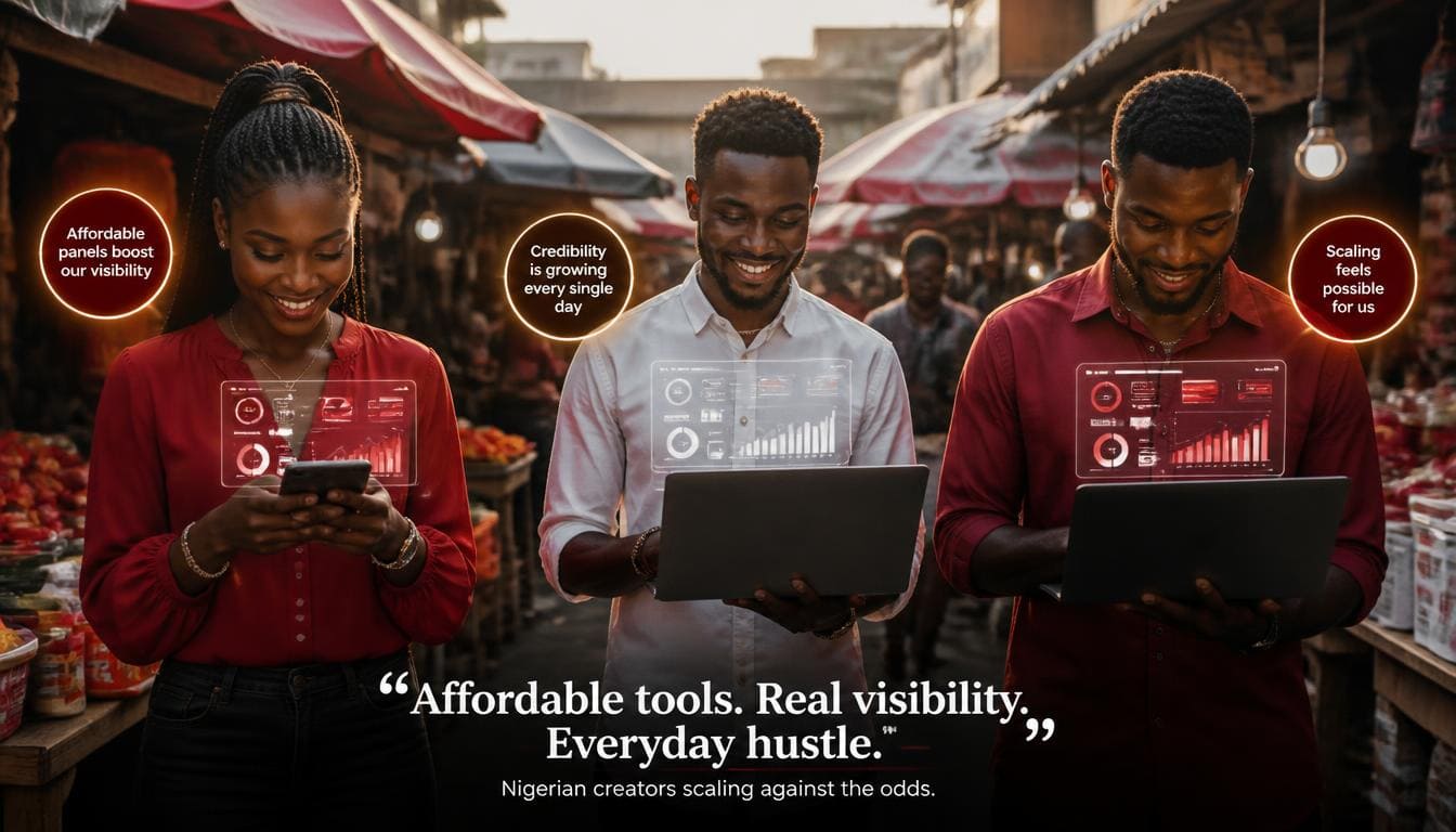 Nigerian creators using best SMM panels to grow influence and brand reach