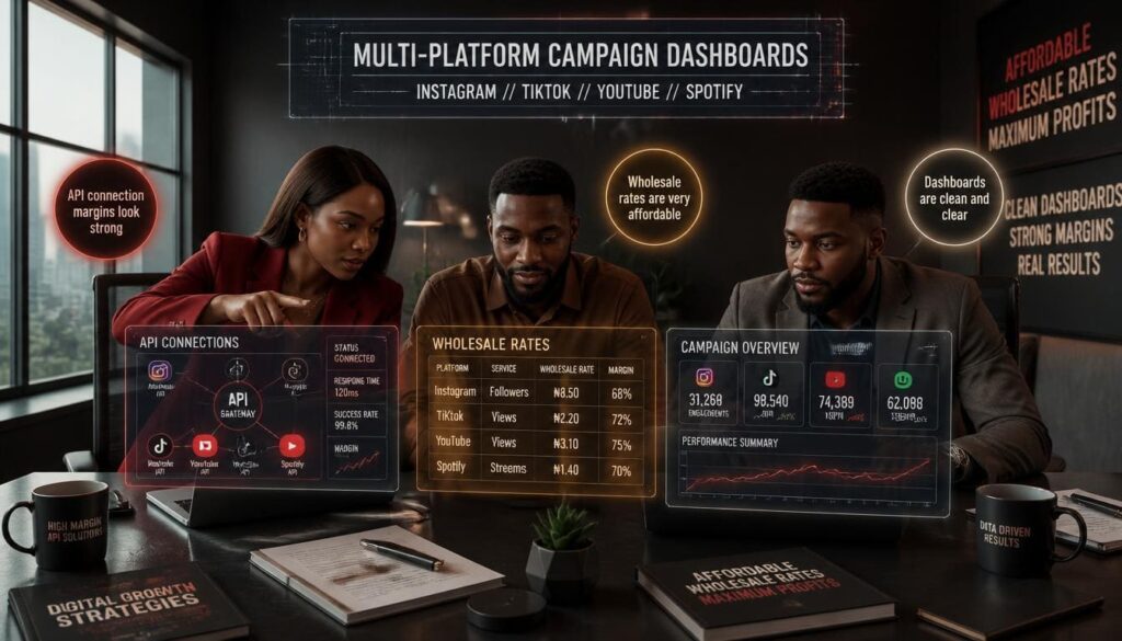 Nigerian agencies exploring best SMM panels with affordable wholesale rates and API tools