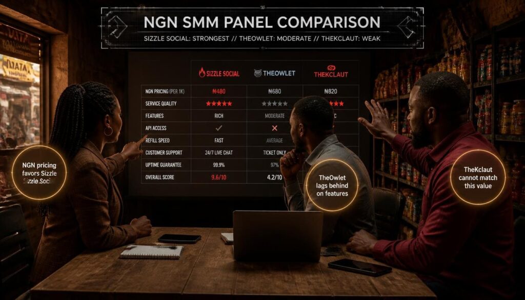 Top NGN SMM panel Nigeria comparison