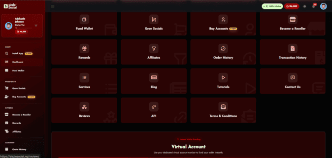 Infographic showing dashboard growth packages comparison,