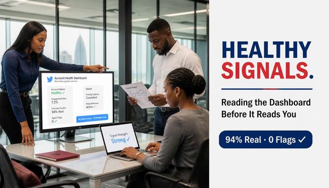Nigerian accounts maintaining credibility with authentic signals