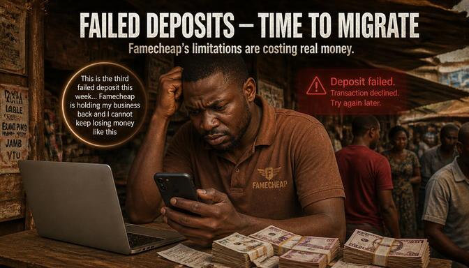 Moving From Famecheap to Sizzle Social Nigeria pain points