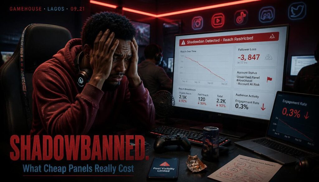 Creator upset with dropped metrics from cheap panel