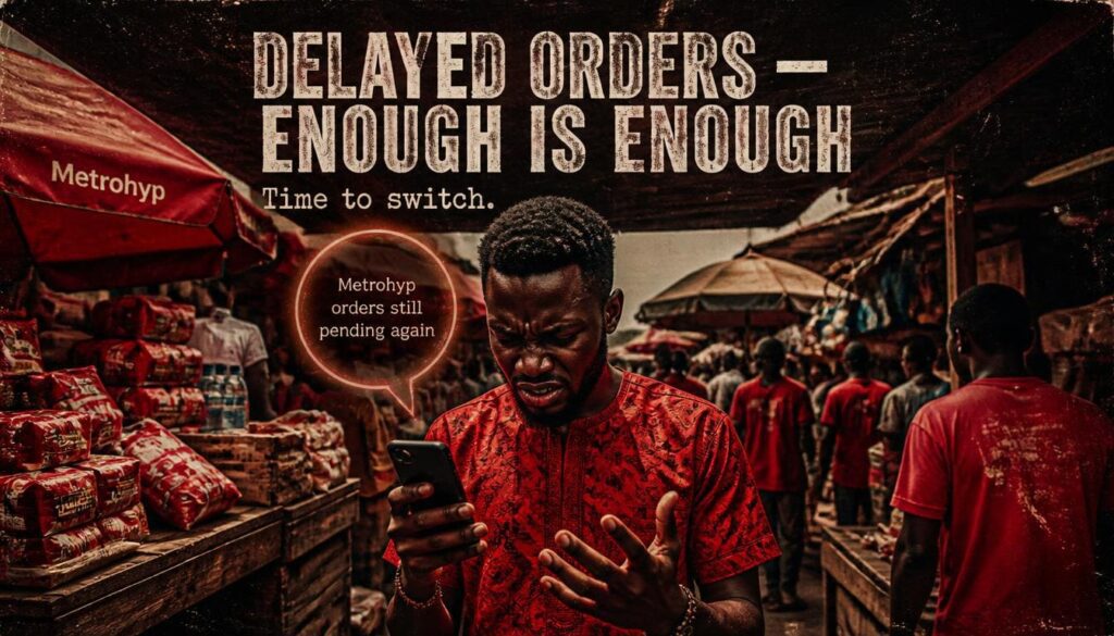 Metrohyp order delays compared with Sizzle Social faster execution