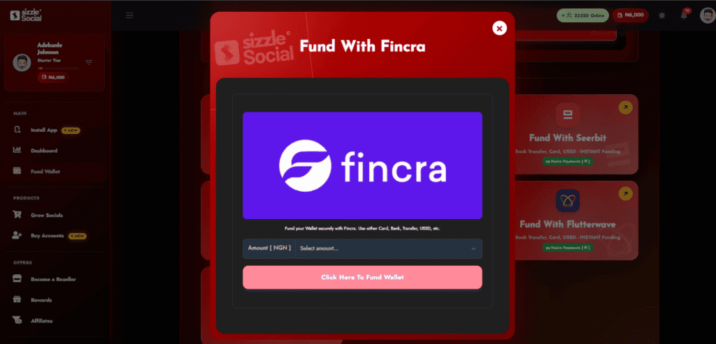 Wallet funding infographic.