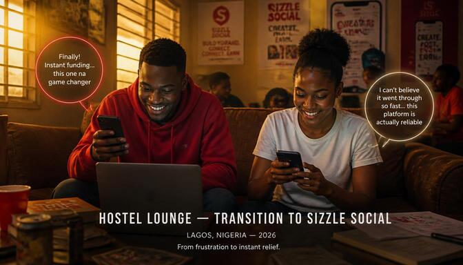 Nigerian users migrating accounts from Slab.ng to Sizzle Social dashboard
