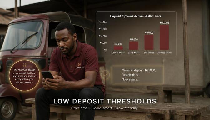 Bar chart showing deposit threshold comparison
