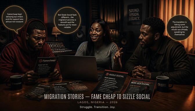 Moving From Famecheap to Sizzle Social Nigeria pain points