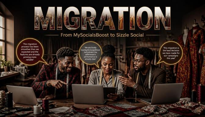 Best MySocialsBoost alternative Sizzle Social Nigeria migration