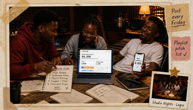Afrobeat singers exploring Audiomack algorithm discovery tips Nigeria