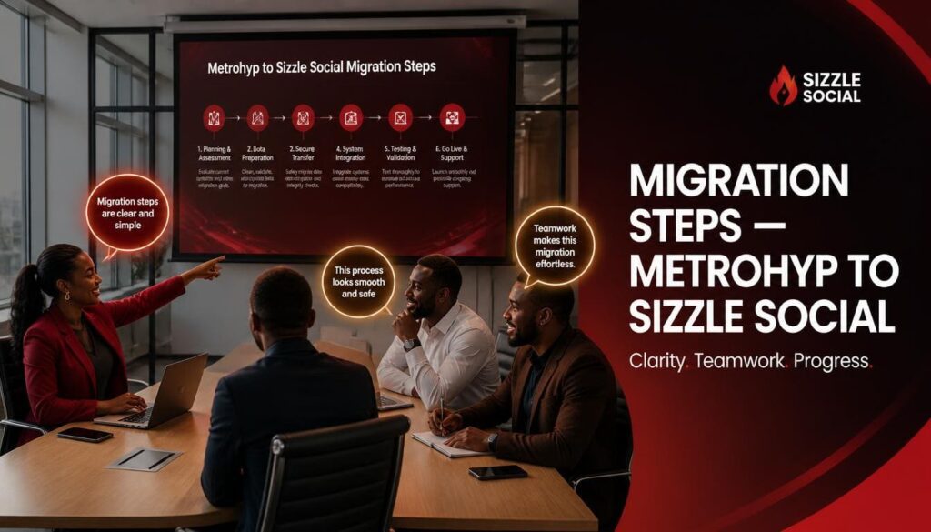 Transition guide from Metrohyp to Sizzle Social explained