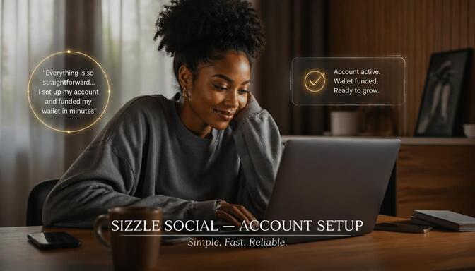 How to create Sizzle Social account from Panel.ng