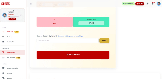 Safe Twitter SMM panel order placement Nigeria