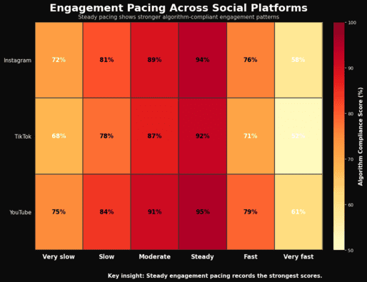 Algorithm safe engagement pacing