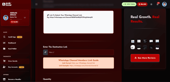 Secure WhatsApp link submission in podcast studio