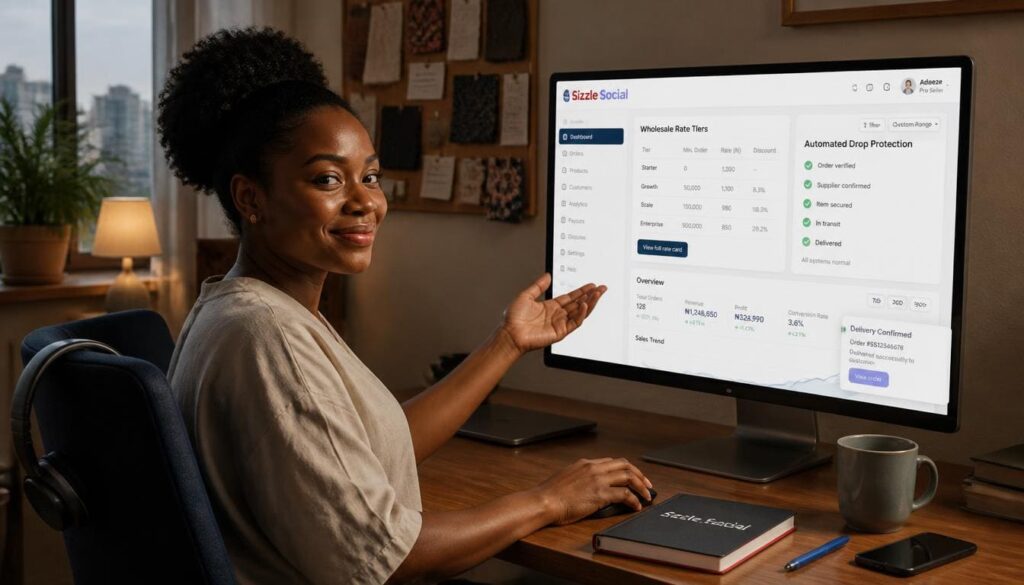 Cheapest SMM panels Nigeria Sizzle Social dashboard.