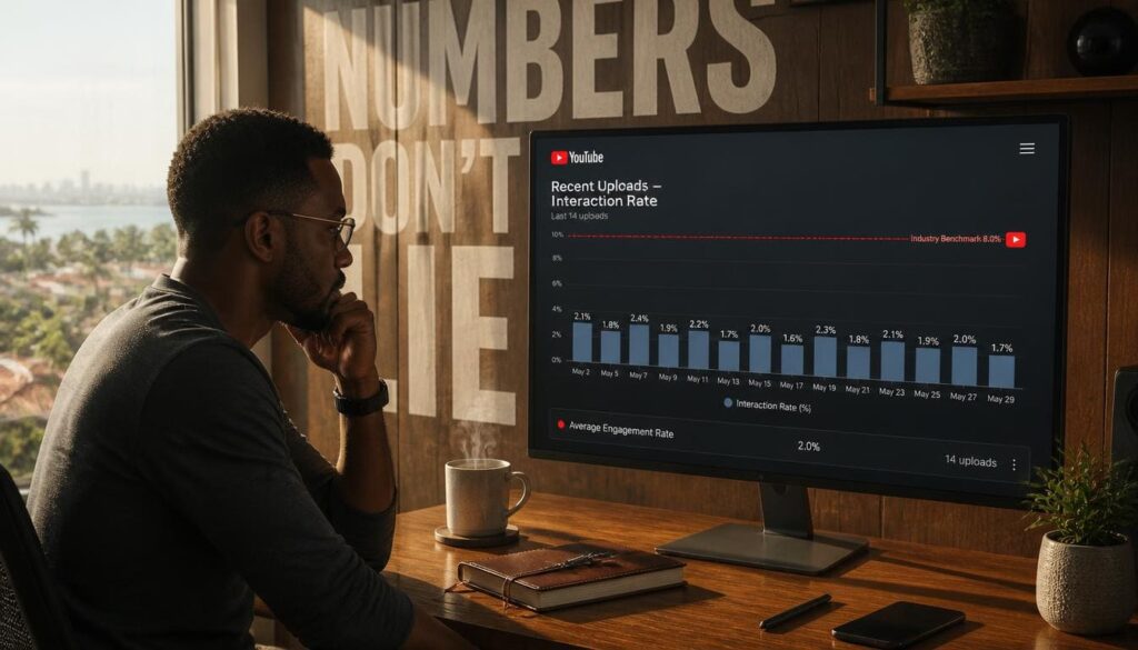 Bar chart illustrating the primary causes of passive viewing and low YouTube interaction rates.