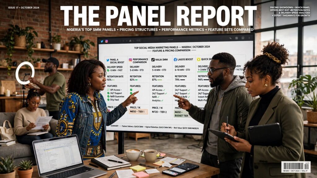 Detailed comparison table evaluating features, pricing, and reliability of SMM panels in Nigeria