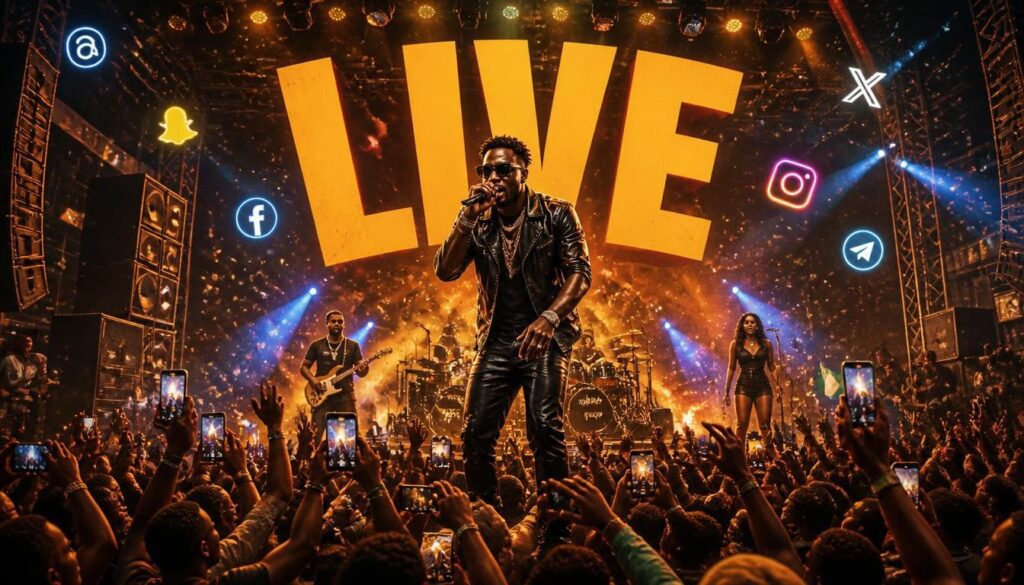 Renowned Nigerian artist celebrating successful brand partnerships and high social proof