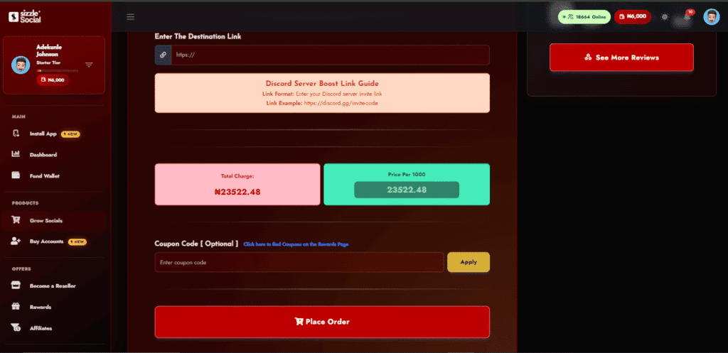 Live Screenshot Display Tracking Automated Order Fulfillment And Incoming Active Online Members