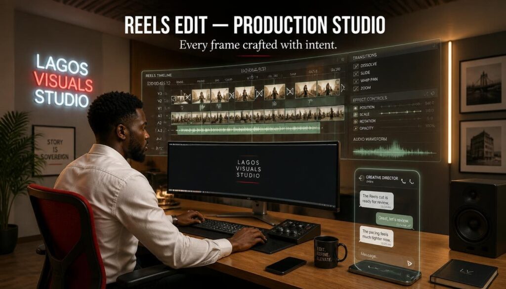 High-energy video editing timeline screenshot showcasing viral short-form Reels with dynamic visual hooks