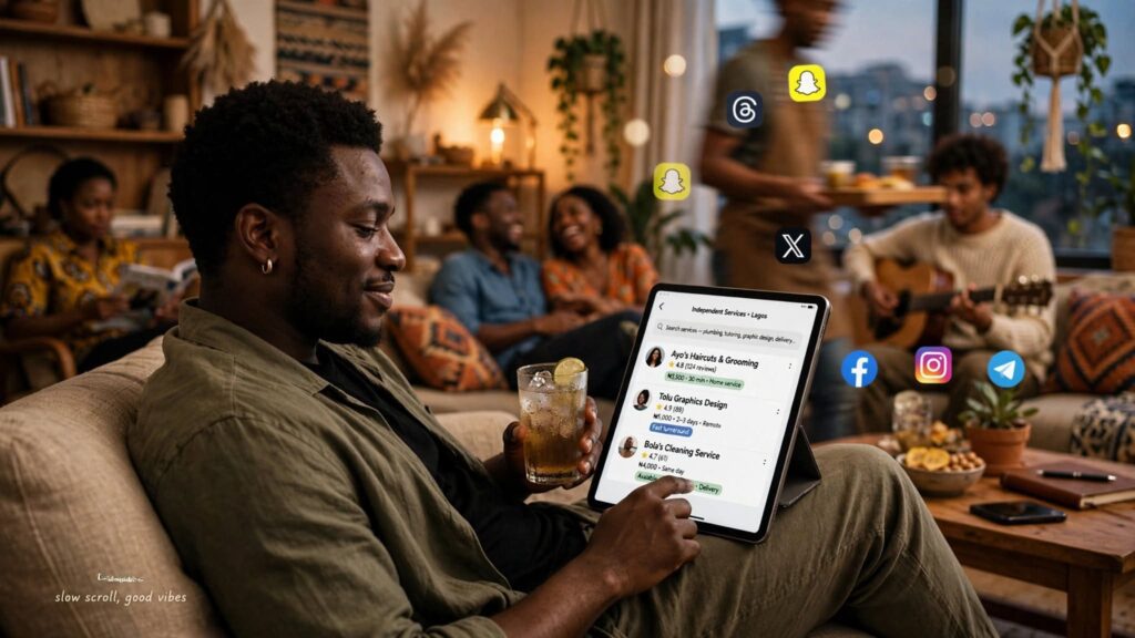 Secure third-party websites selling social media packages to Nigerian creators