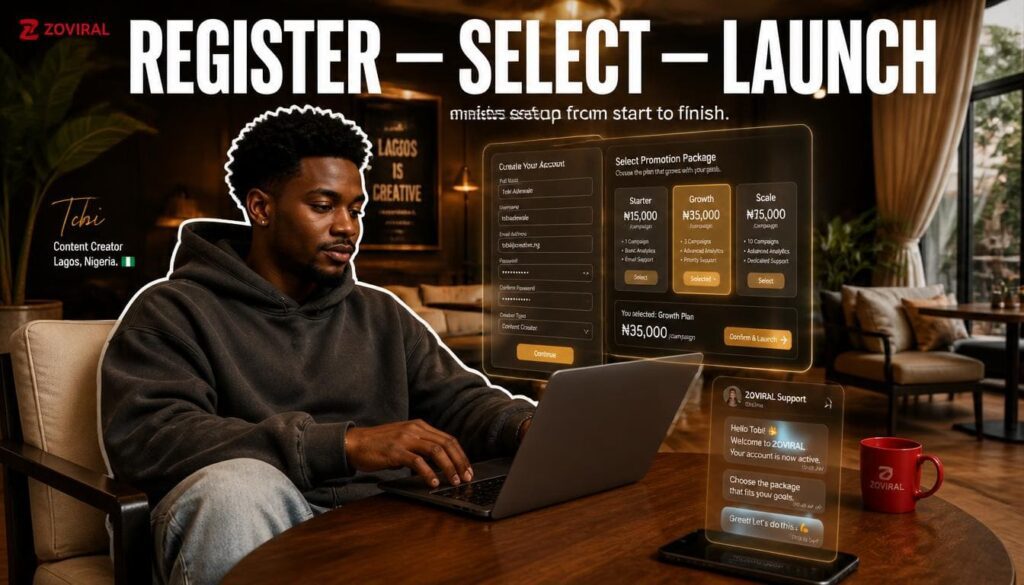 Professional user navigating Sizzle Social dashboard on a modern desktop display