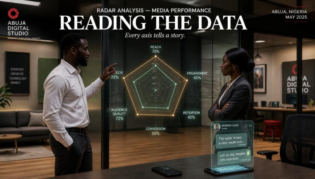Strategic radar chart mapping out emotional triggers and utility factors behind highly shareable content