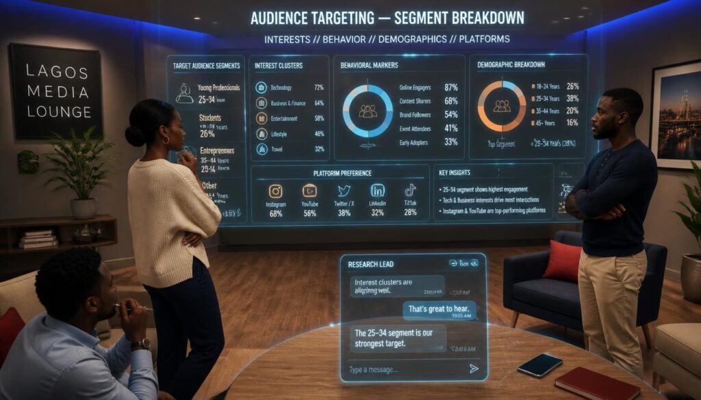 Infographic explaining targeted promotion strategies to reach active users within specific niches.
